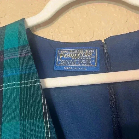 Vintage Pendleton Plaid Dress  - Picture 3 of 6